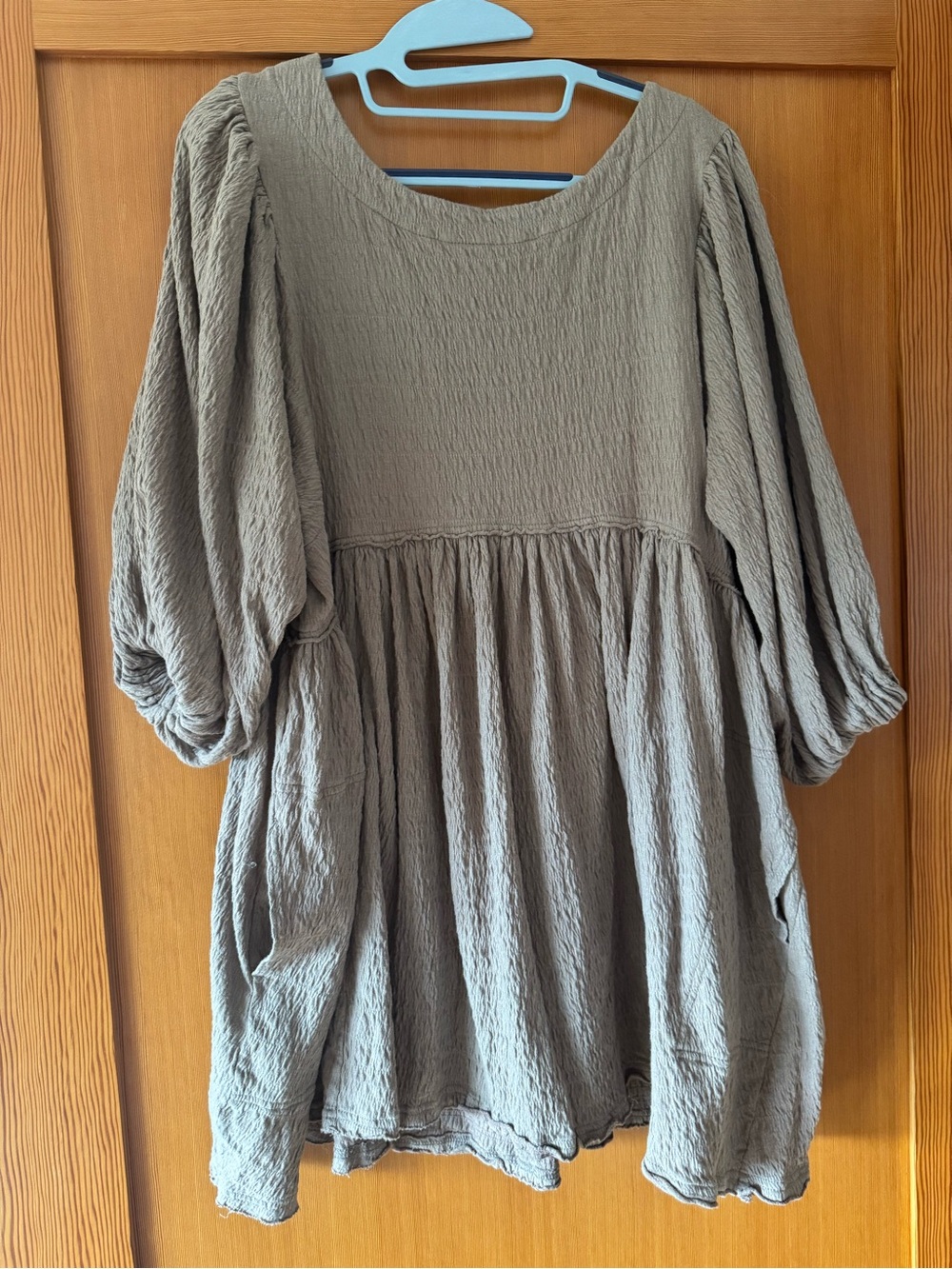 Free People Babydoll Dress in Caribou